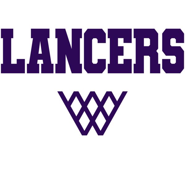 Carlsbad Basketball Net PurpleWhite Thumbnail