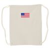 Canvas Drawstring Backpack Thumbnail