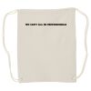 Canvas Drawstring Backpack Thumbnail