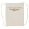 Canvas Drawstring Backpack Thumbnail