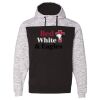 Men's Mélange Fleece Colorblocked Hooded Sweatshirt Thumbnail