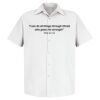 Men's Tall Specialized Short Sleeve Pocketless Work Shirt Thumbnail